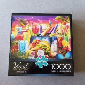 Buffalo Games Happy Hour 2 1000 pc Jigsaw Puzzle Complete PreOwned 2021